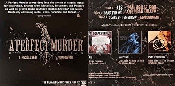 A Perfect Murder / A18 / Martyr AD / Scars of Tomorrow
